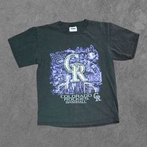 Vintage Y2K Colorado Rockies T Shirt Mens Large MLB Baseball